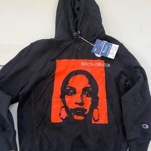 Custom Champion Sade Black Hoodie Jr Sz m